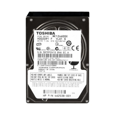 TOSHIBA 120GB 5.4K 8MB SATA II 2.5'' MK1246GSX