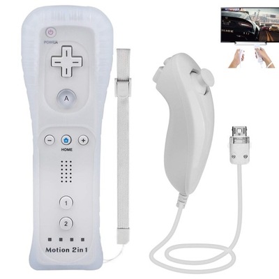 KONTROLER PILOT WII /WII U REMOTE DO KONSOLI,BIAŁY