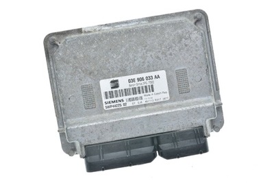 Блок керування бортовий комп'ютер двигуна seat оригінальний номер 03e906033aa фото №1