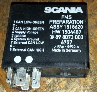Реле fms scania r фото №1