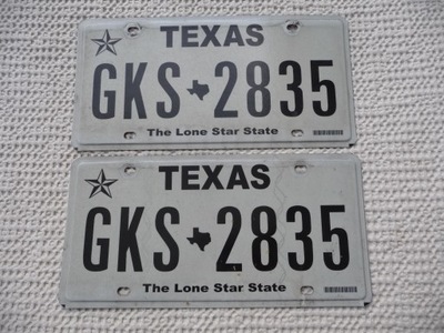 BOARD REJESTRACYJNA USA 2 PCS. TEXAS GKS 2835  