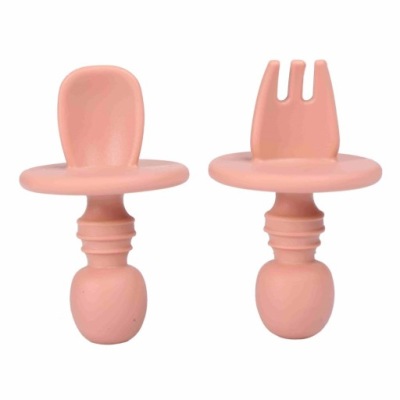 SILIKONOWE SZTUĆCE RÓŻÓWE