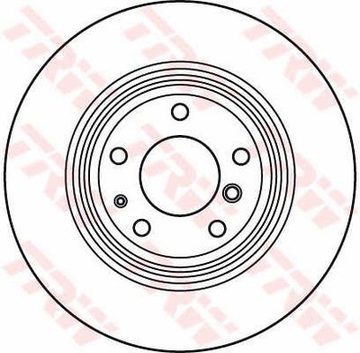 ДИСКИ ТОРМОЗНЫЕ ТОРМОЗНЫЕ ЗАД TRW DF4891