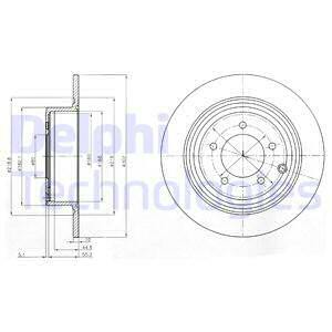 DISCO DE FRENADO DELPHI BG4169  