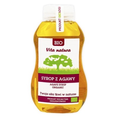 SYROP Z AGAWY JASNY BIO 350G VITA NATURA