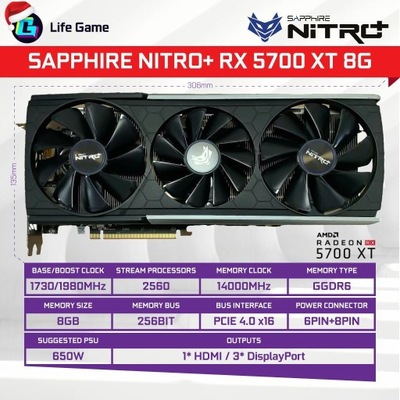 Karta graficzna SAPPHIRE NITRO+ Radeon RX 5700 XT 8GB
