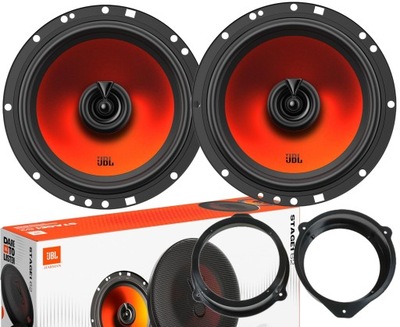 Jbl mocne динаміки 16,5cm audi a3 8p a4 b6 b7 r8 seat exeo saab перед задня фото №1