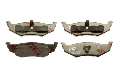 Trw тормозные колодки ham. chrysler задняя pt cruiser 00- фото №1