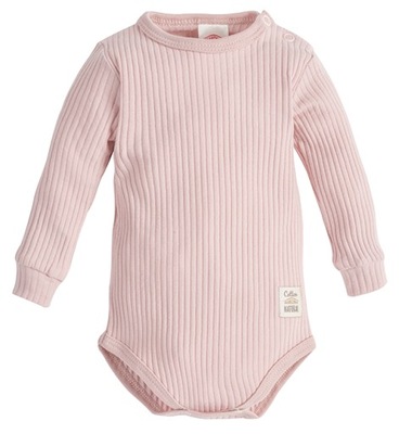 Dojčenské body obálka bavlna prúžk Makoma Harmony Natural Pink 86 cm