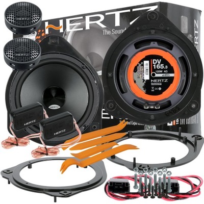 HERTZ DSK165 SPEAKERS AUDI A1 REAR DISTANCE  