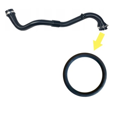 Ущільнювальне кільце прокладка труби turbo renault grand scenic megane scenic 1.5 dci фото №1