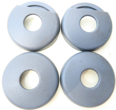 Заглушки підголівників сидінь niebieskie audi a8 d2 фото №1