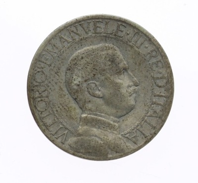 [M9148] Włochy 1 lira 1908 rzadka