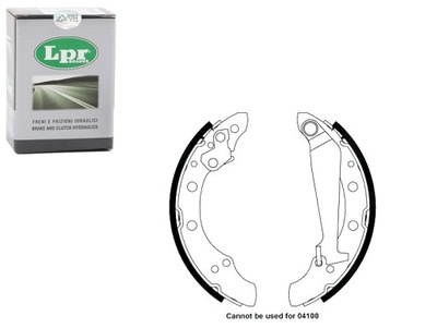 Комплект - набір колодка гальмівних [lpr] фото №1