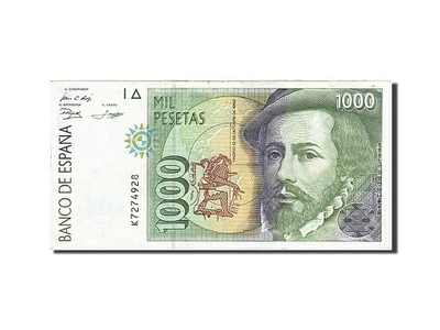 Banknot, Hiszpania, 1000 Pesetas, 1992, 1992-10-12
