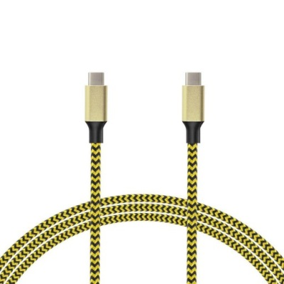 Kabel Samochodowy USB Typ C do Typ C do Auta - Wzmacniany 60W 1m
