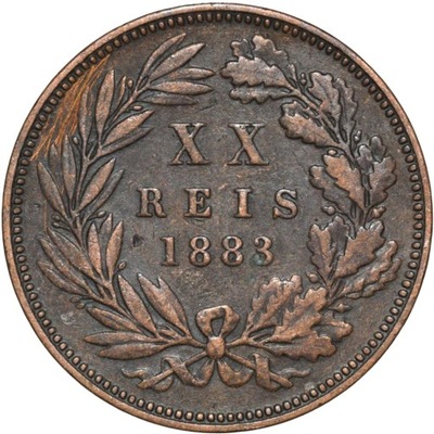 Portugalia 20 reis 1883