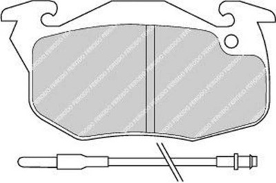 КОЛОДКИ ТОРМОЗНЫЕ CITROEN SAXO PEUGEOT 106 II 205 2