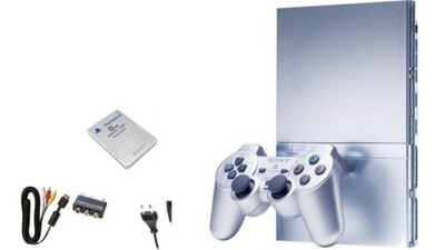 Sony PlayStation 2 Slim SCPH-90004 Srebrna !