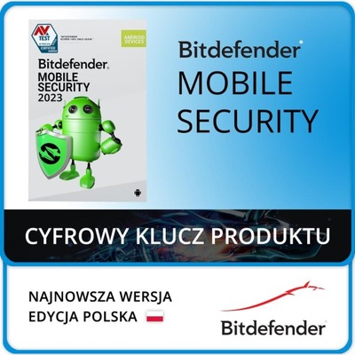 Bitdefender Antywirus Mobile Android PL 2023 1 rok