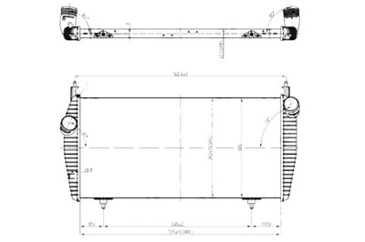 ABAKUS INTERCOOLER RADUADOR AIRE DE CARGA  