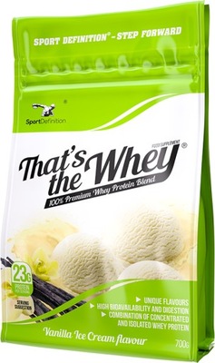 SPORT DEFINITION THATS THE WHEY 700G vanilla ice