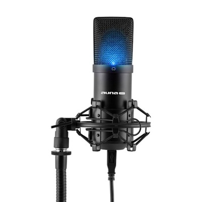 Mikrofon USB MIC-900B-LED Auna Pro pojemnościowy
