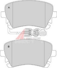 Тормозные колодки тормозные задняя vw phaeton 03- фото №1