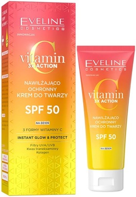 Eveline Vitamin C 3x Action Ochranný krém SPF50
