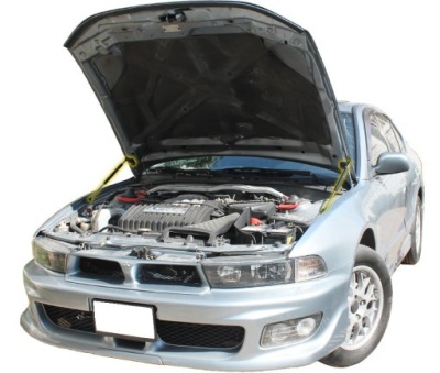 Амортизатори пружини капот mitsubishi galant viii 8 фото №1
