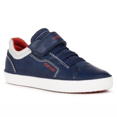 SNEAKERSY TRAMPKI GEOX GISLI BOY NAVY/RED R.31