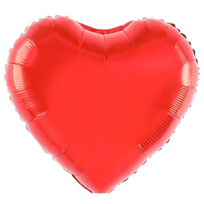 Balon foliowy Serce czerwony 45 cm