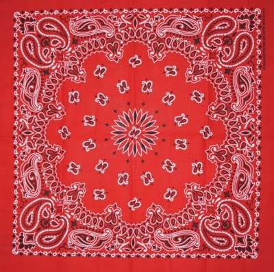 CHUSTA MOTOCICLETA HARLEY BANDANA EE.UU. ROJO NUEVO  