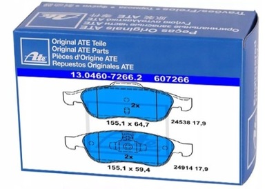 КОЛОДКИ ТОРМОЗНЫЕ DO RENAULT MEGANE III 1.9 2.0 CVT