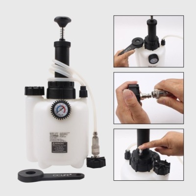 ZESTAW DO ODPOWIETRZANIA HAMULCÓW WYMIANY PŁYNU 3L 1L