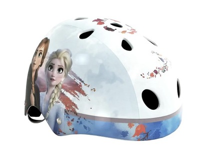 Kask rowerowy dla dziewczynki KRAINA LODU 51-55cm