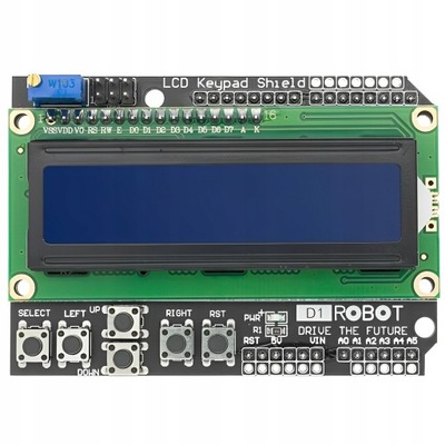 LCD Keypad Shield - Wyświetlacz do Arduino UNO Jomardyan
