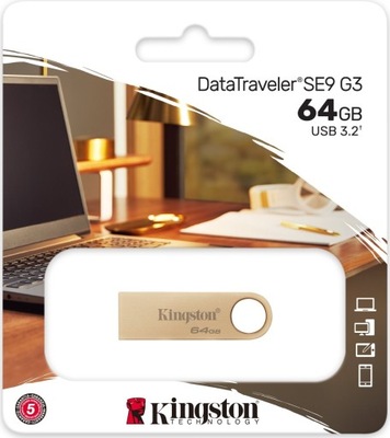 Kingston Pendrive Data Traveler DTSE9G3 64GB USB3.2 Gen1