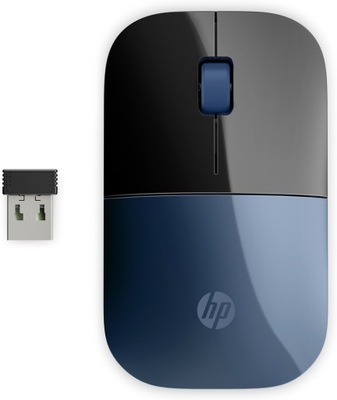Mysz HP Z3700 Wireless Mouse Lumiere Blue bezprzewodowa czarno-niebieska 7U