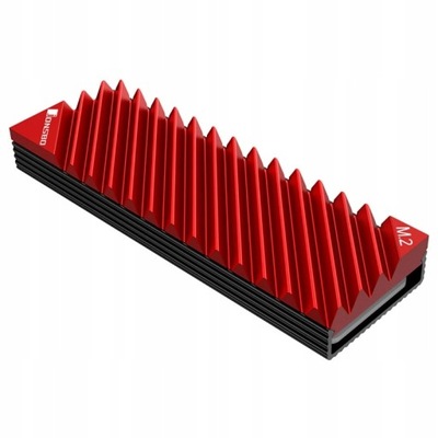 Jonsbo M.2 radiator chłodzenie NVMe SSD - Czerwony