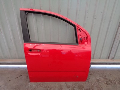 Дверь боковой fiat panda 3 iii 2012- правое передние красные фото №1