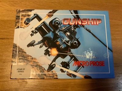 Gra Microprose Gunship - BOX - ATARI ST