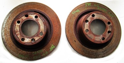 Citroen c5 i lift 2.0 hdi тормозные диски тормозные задние задняя kpl фото №1