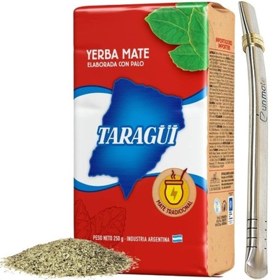 Zestaw Startowy Yerba Mate Taragui 250g z bombilla