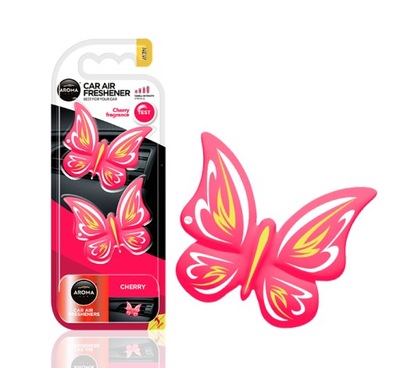 AROMA CAR BUTTERFLIES ZAPACH DO COCHE CHERRY  