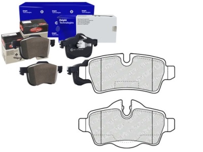 Комплект тормозных колодок тормозных delphi 34216772894 342 фото №1