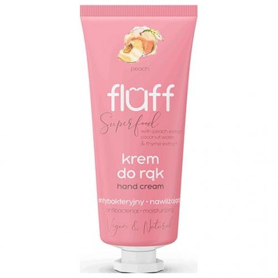 Krem do rąk antybakteryjny Fluff Brzoskwinia 50 ml