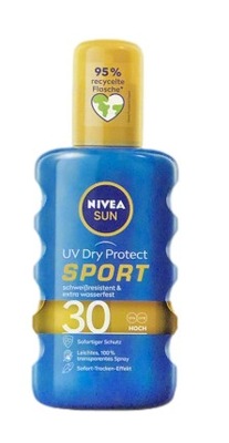 NIVEA SUN SPORT spray ochronny filtr 30