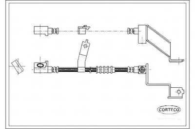 ПАТРУБОК ТОРМОЗНОЙ GIĘTKI CHRYSLER CORTECO