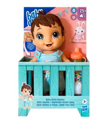 10237d3.LALKA BOBAS BABY ALIVE GOTTA BOUNCE 31CM